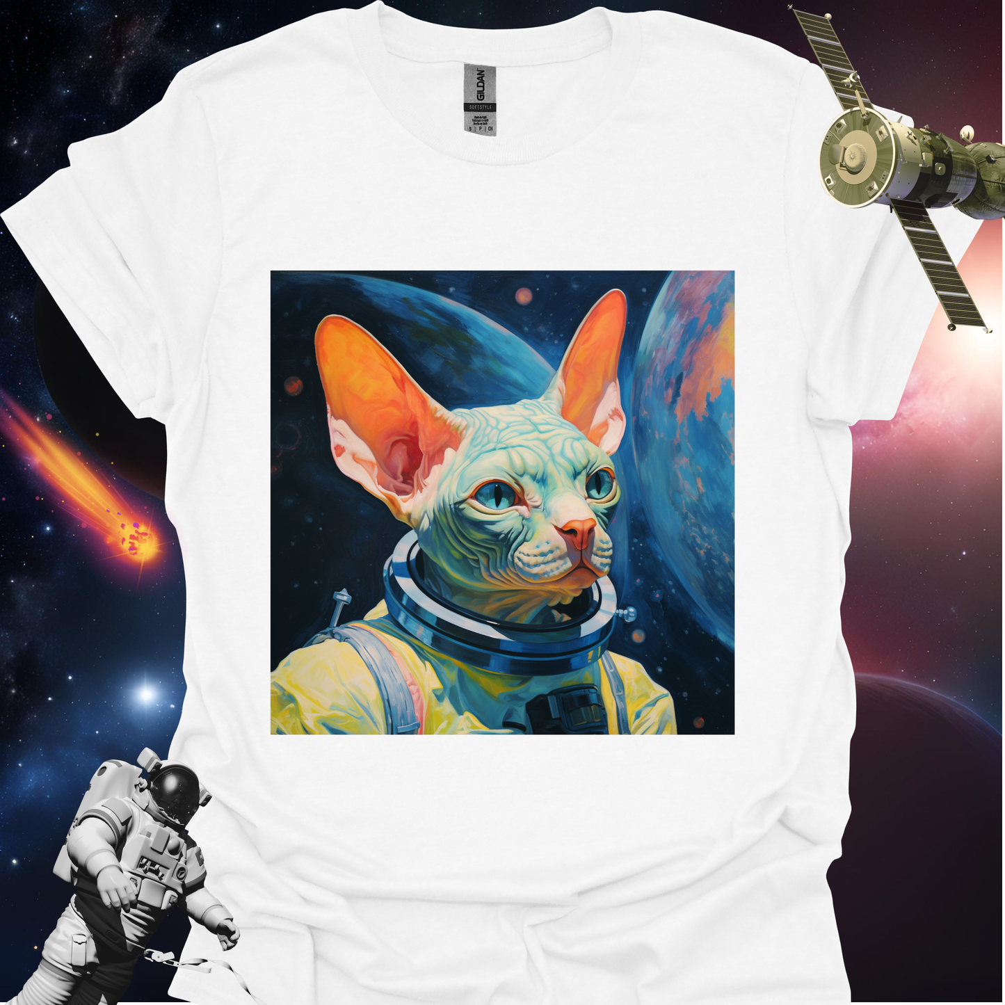Pet Cadet Space Art T Shirt - #5
