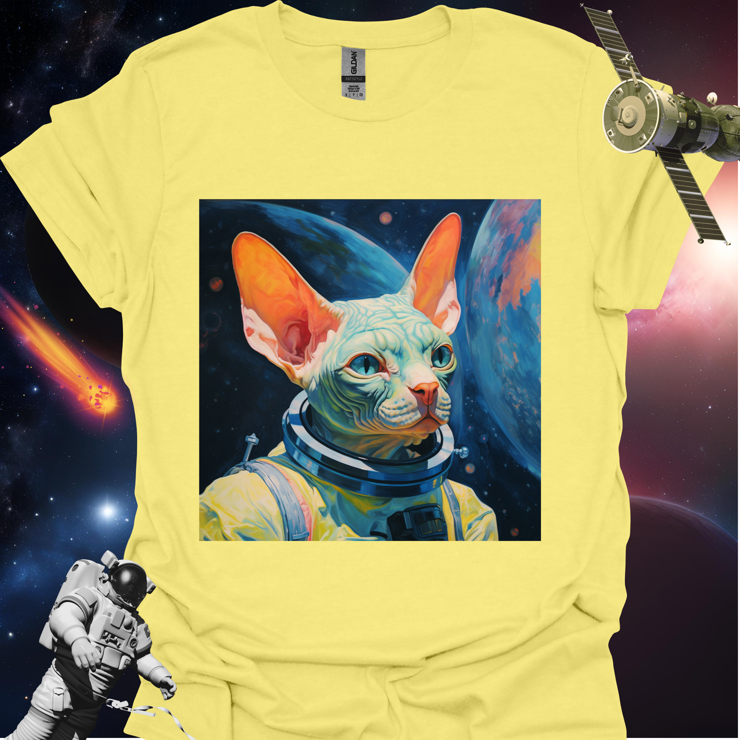 Pet Cadet Space Art T Shirt - #5