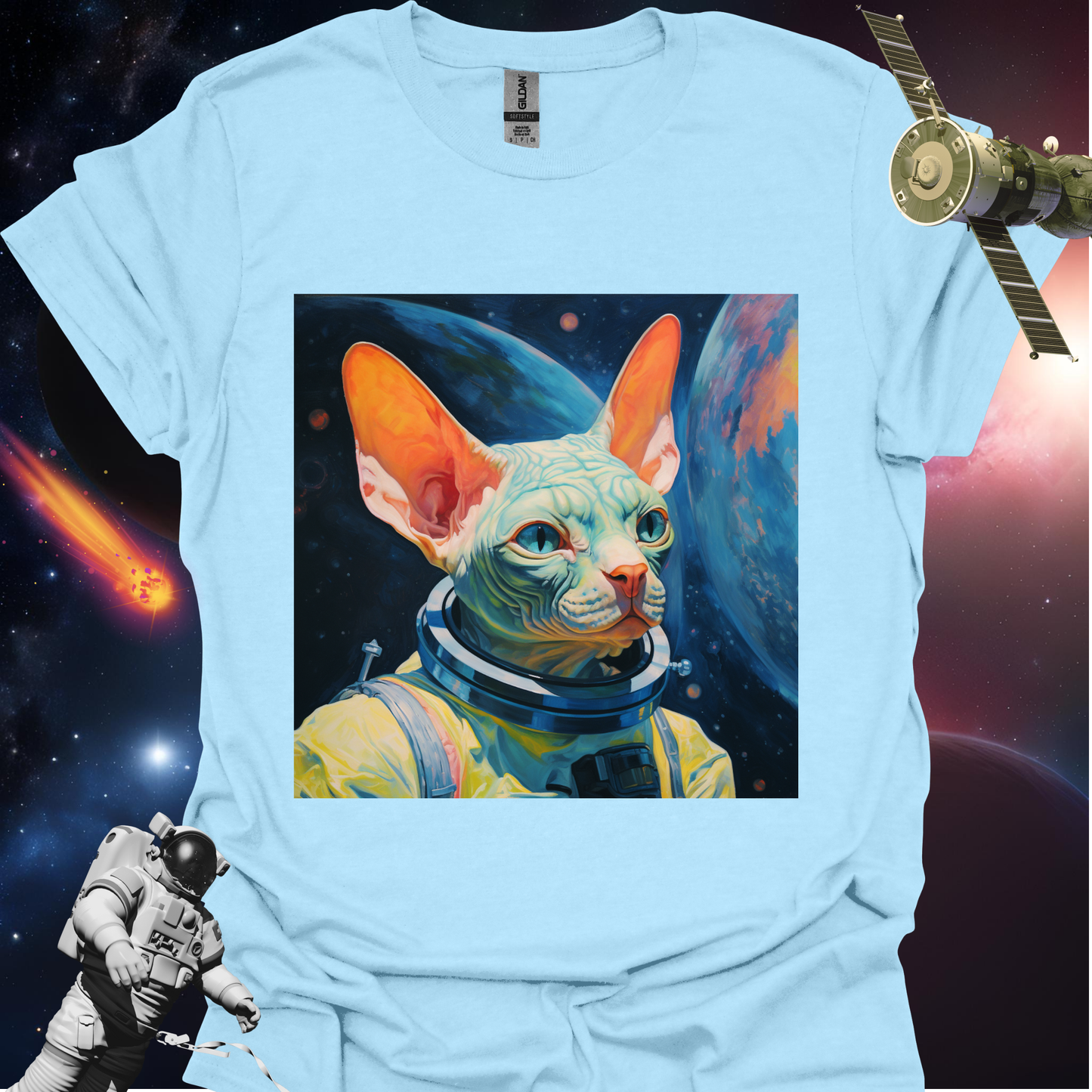 Pet Cadet Space Art T Shirt - #5