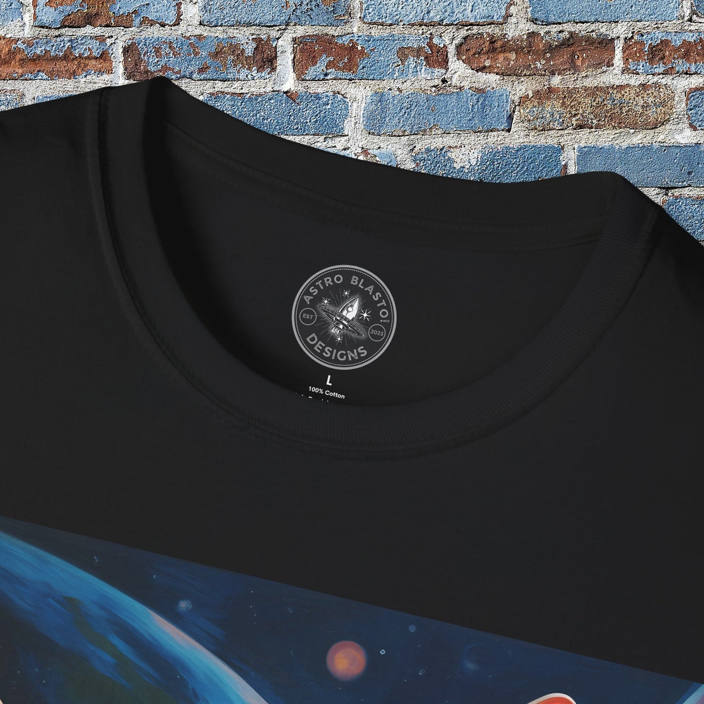 pet cadet space art t-shirt sphynx cat
