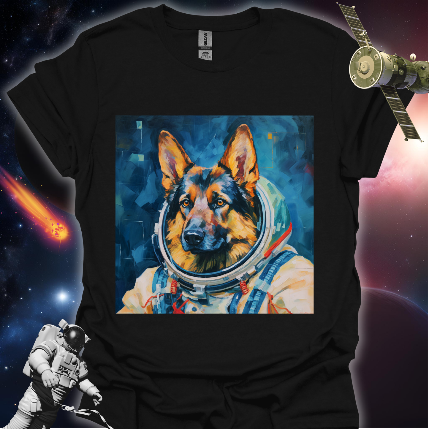 Pet Cadet Space Art T Shirt - #8