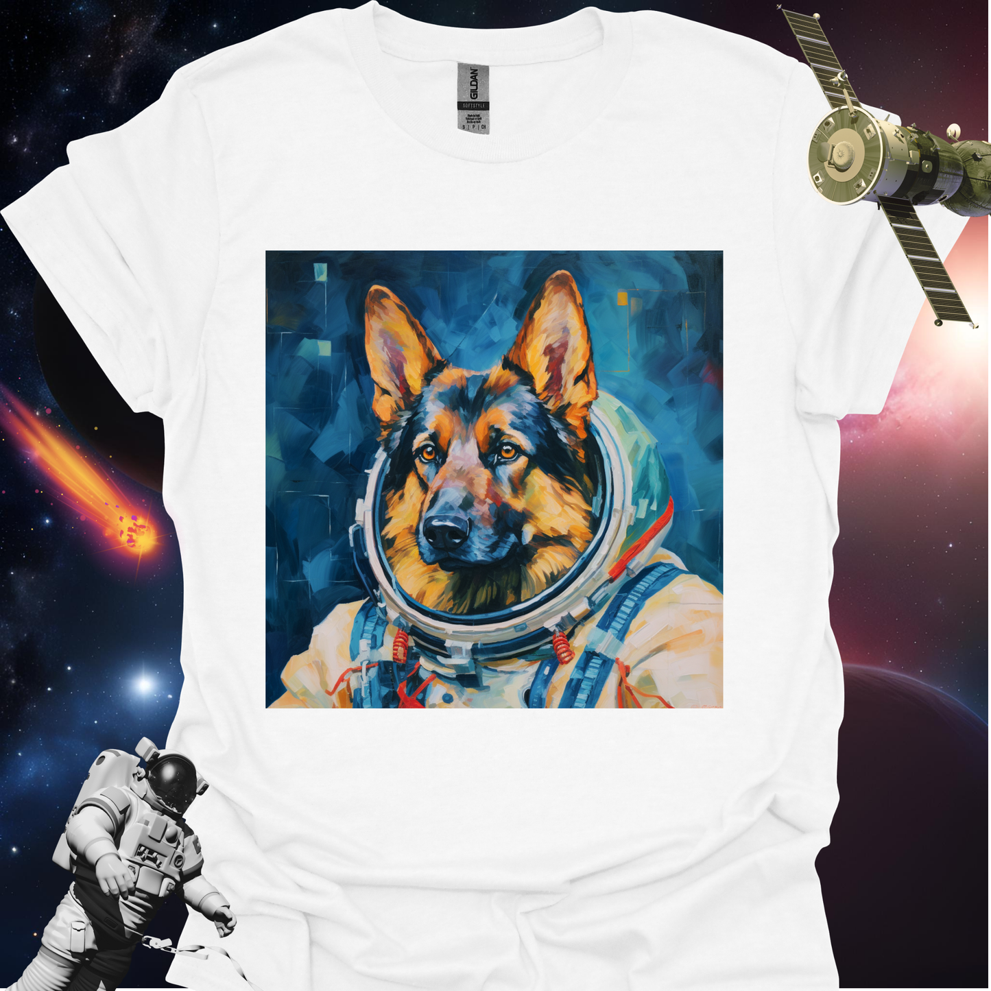 Pet Cadet Space Art T Shirt - #8
