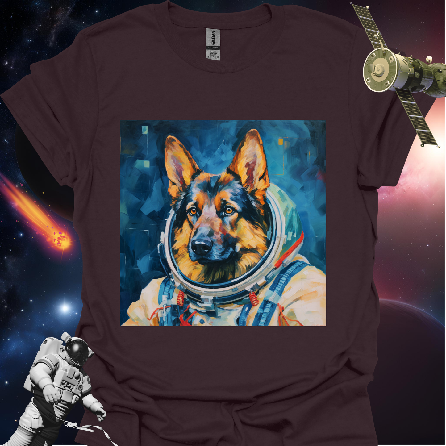 Pet Cadet Space Art T Shirt - #8