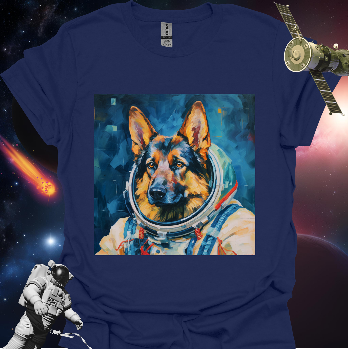 Pet Cadet Space Art T Shirt - #8