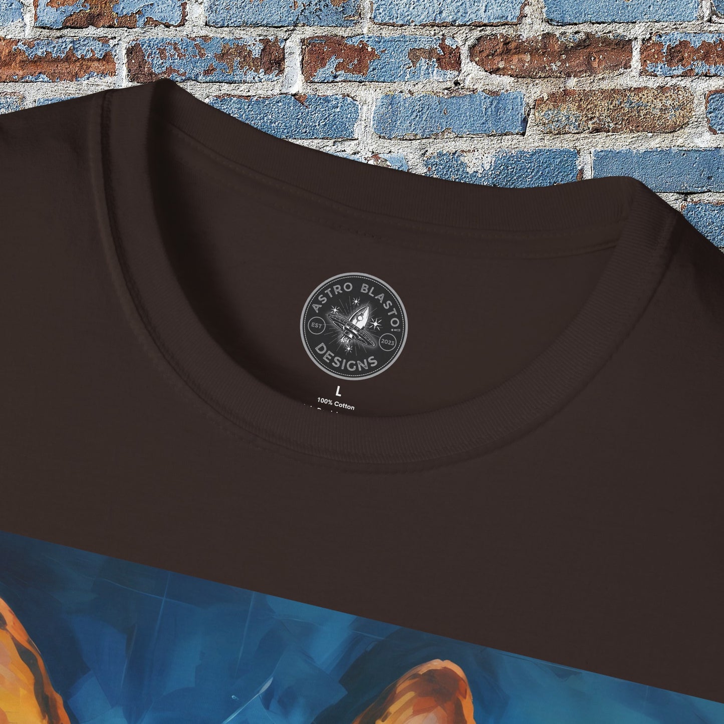 pet cadet space art t-shirt german shepherd dog