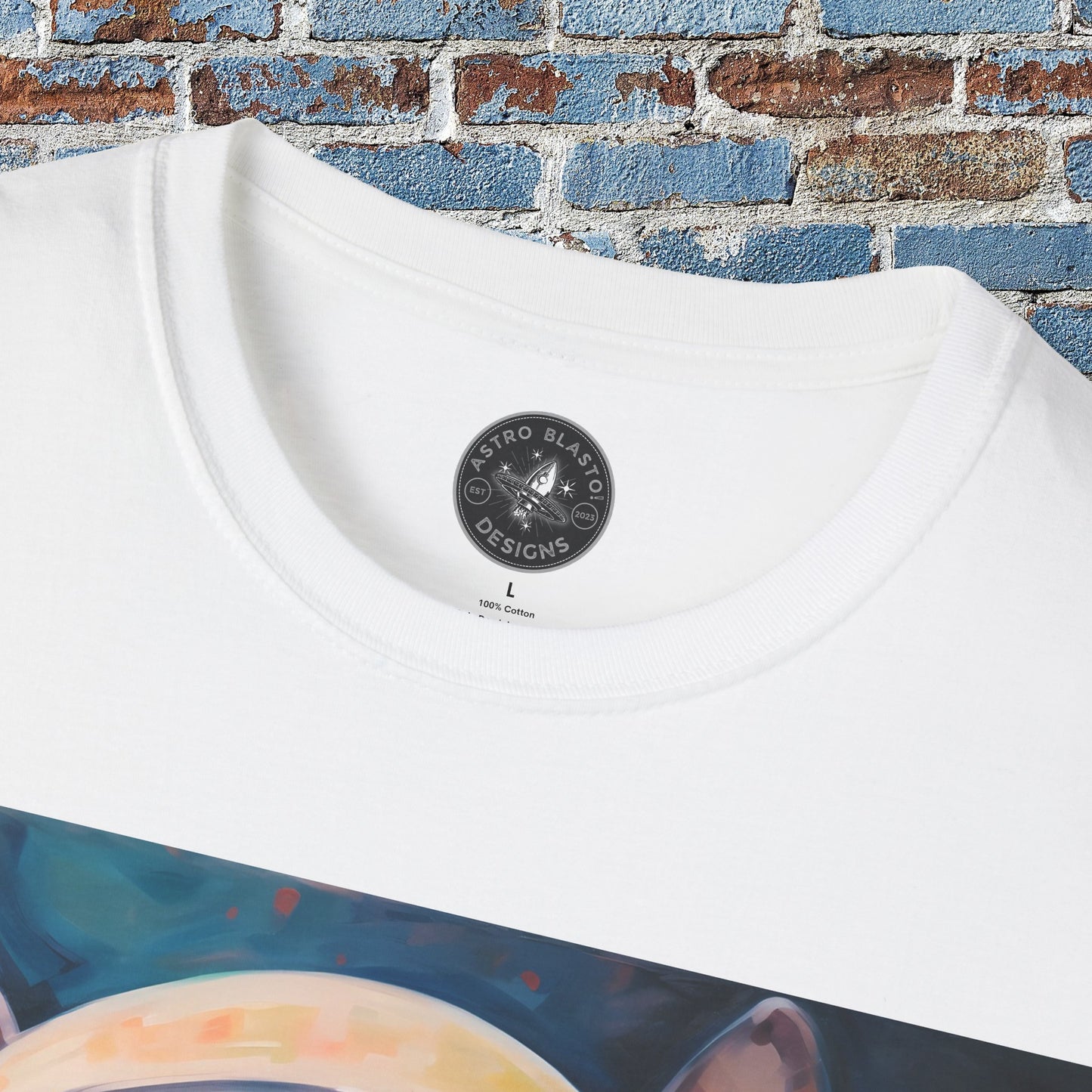 pet cadet space art t-shirt boston terrier dog
