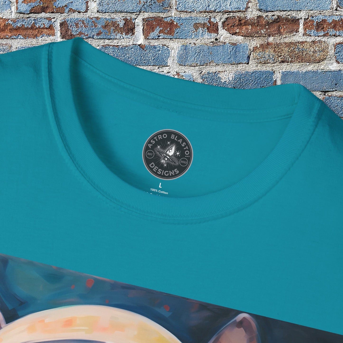 pet cadet space art t-shirt boston terrier dog