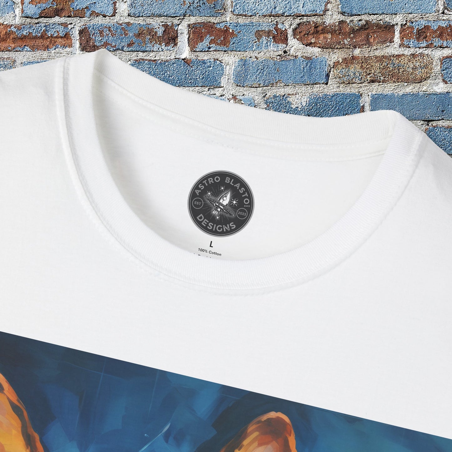 pet cadet space art t-shirt german shepherd dog