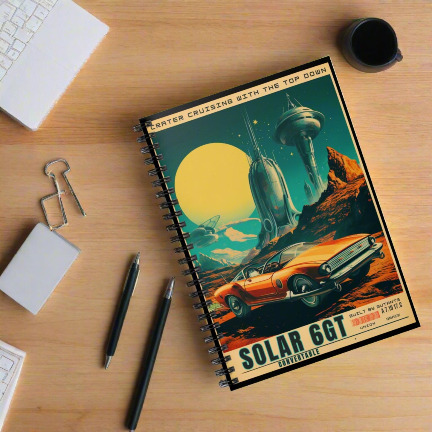 Solar 6GT - Spiral Notebook