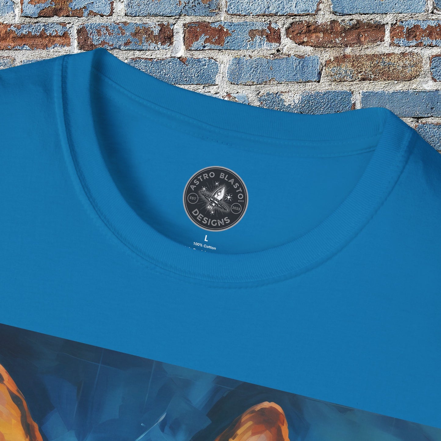 pet cadet space art t-shirt german shepherd dog