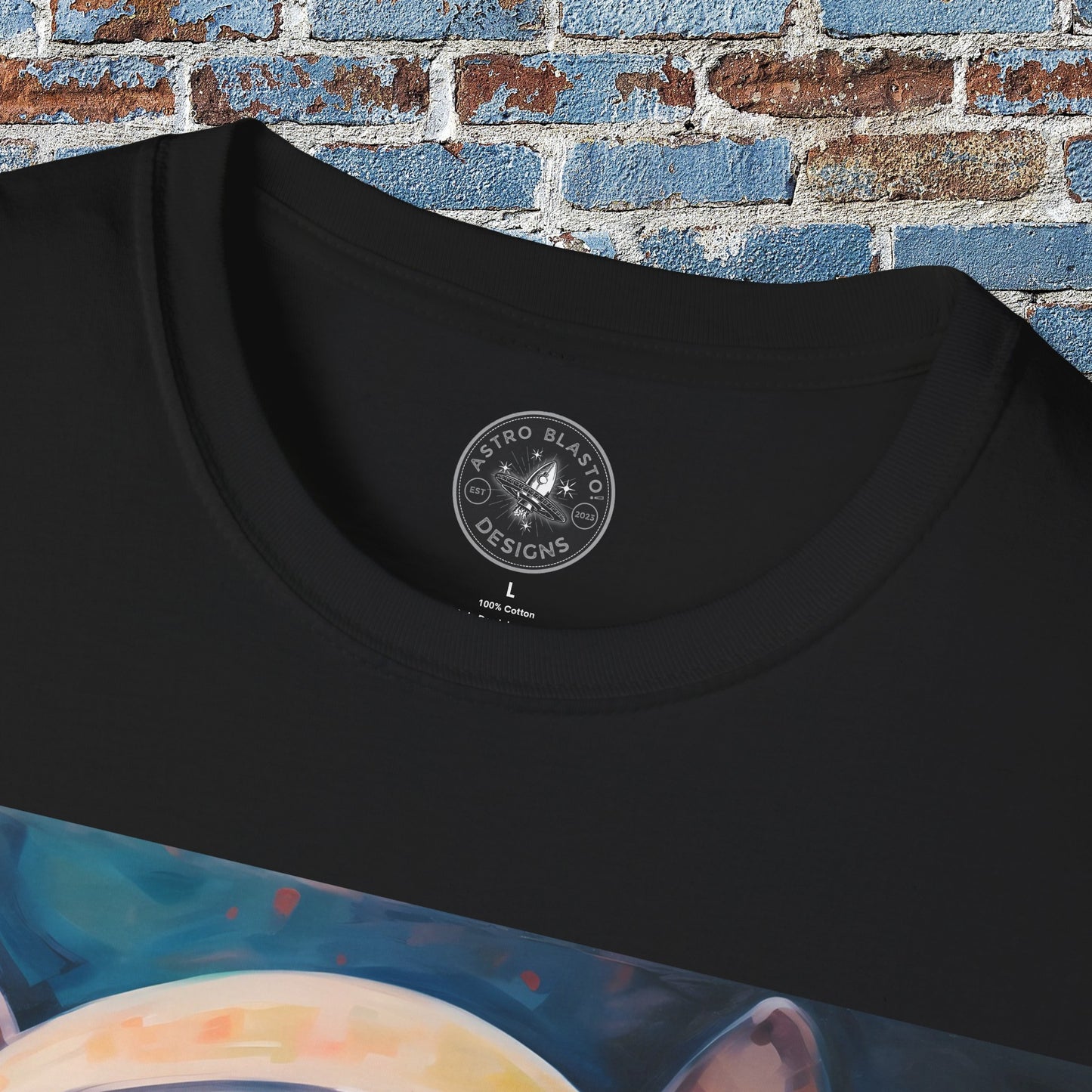 pet cadet space art t-shirt boston terrier dog