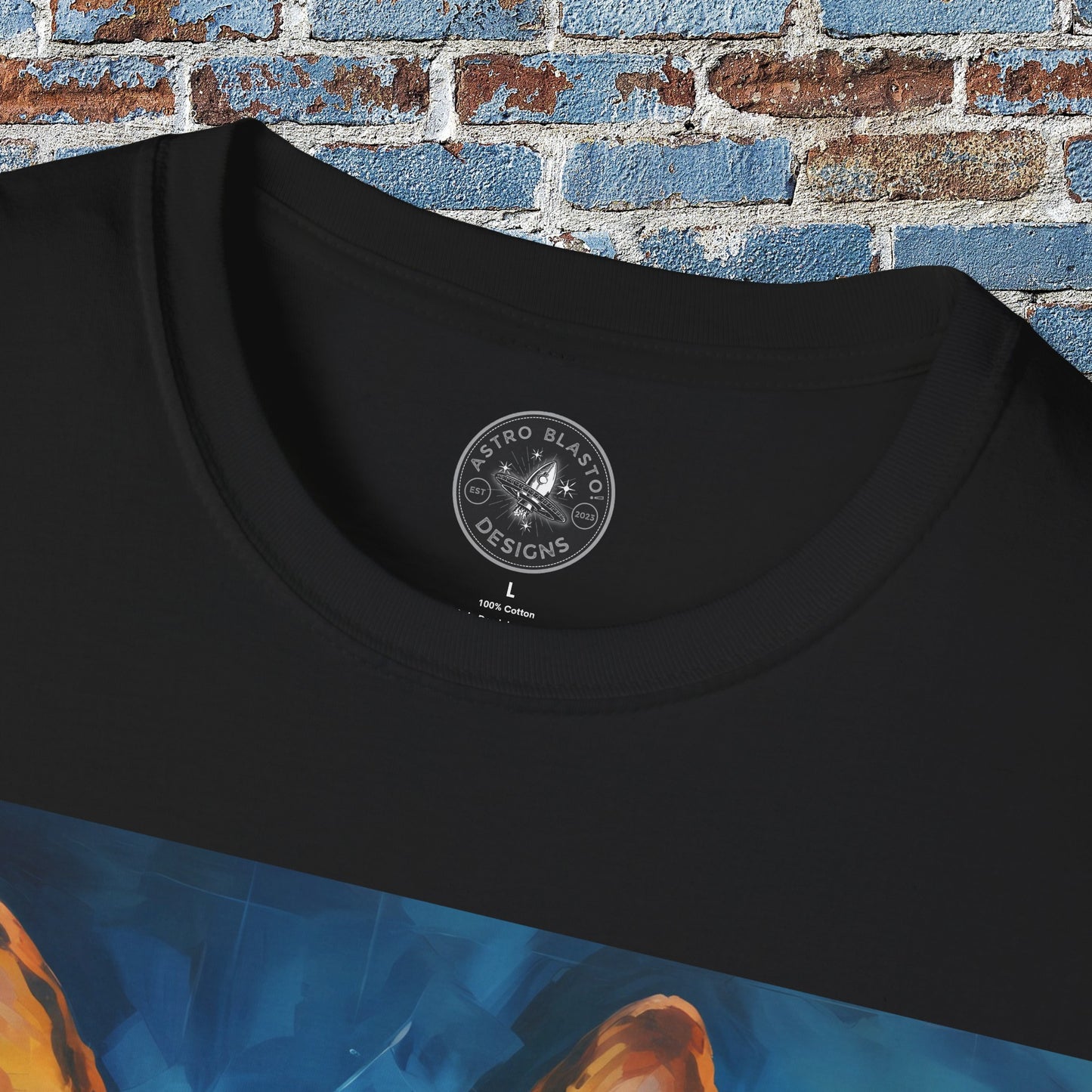 pet cadet space art t-shirt german shepherd dog