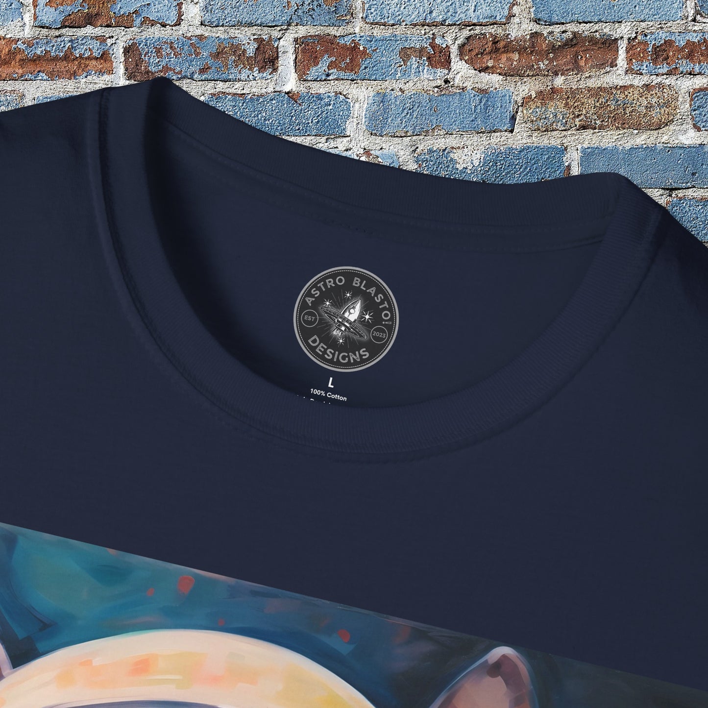 pet cadet space art t-shirt boston terrier dog