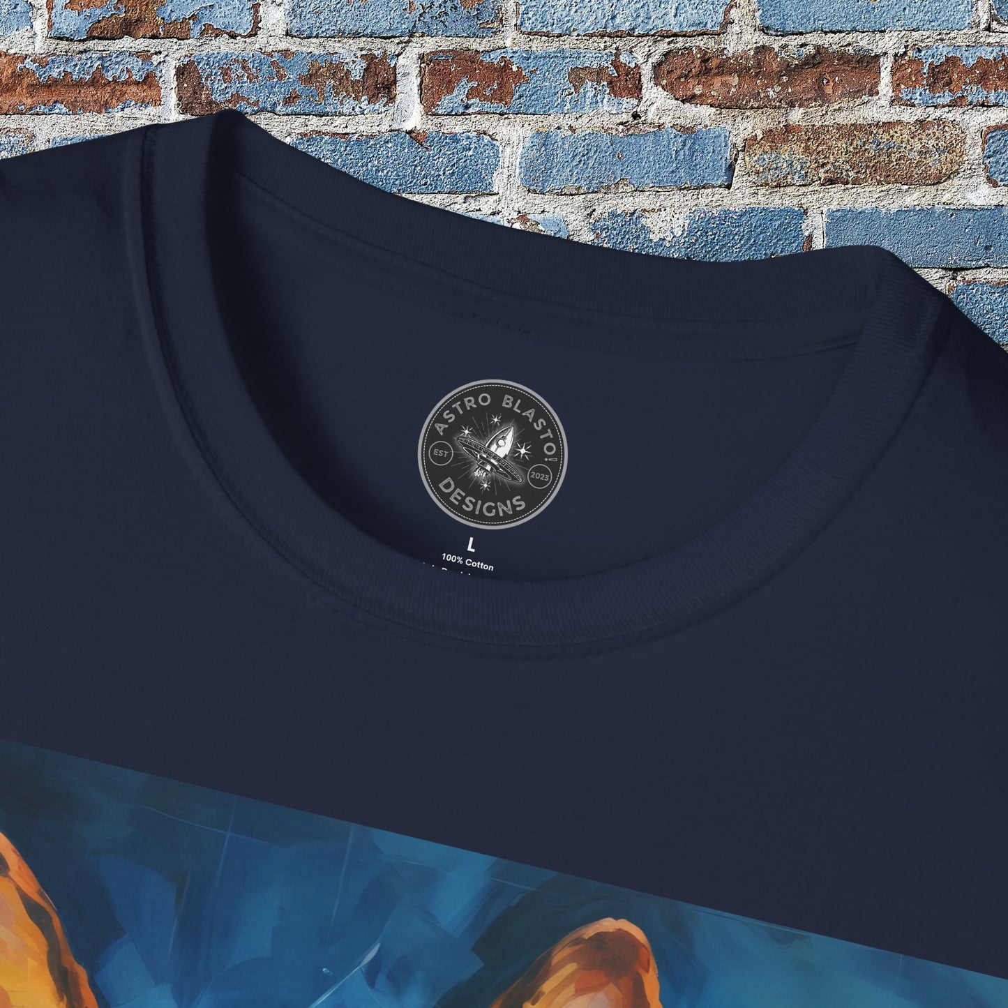 pet cadet space art t-shirt german shepherd dog