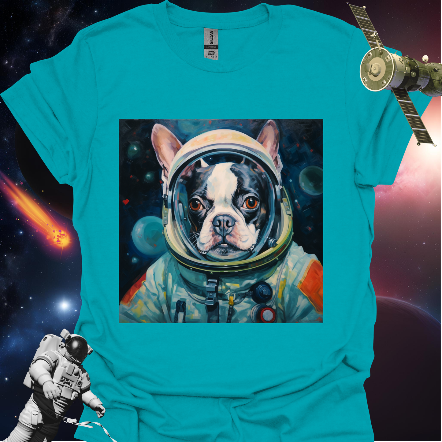 Pet Cadet Space Art T Shirt - #2