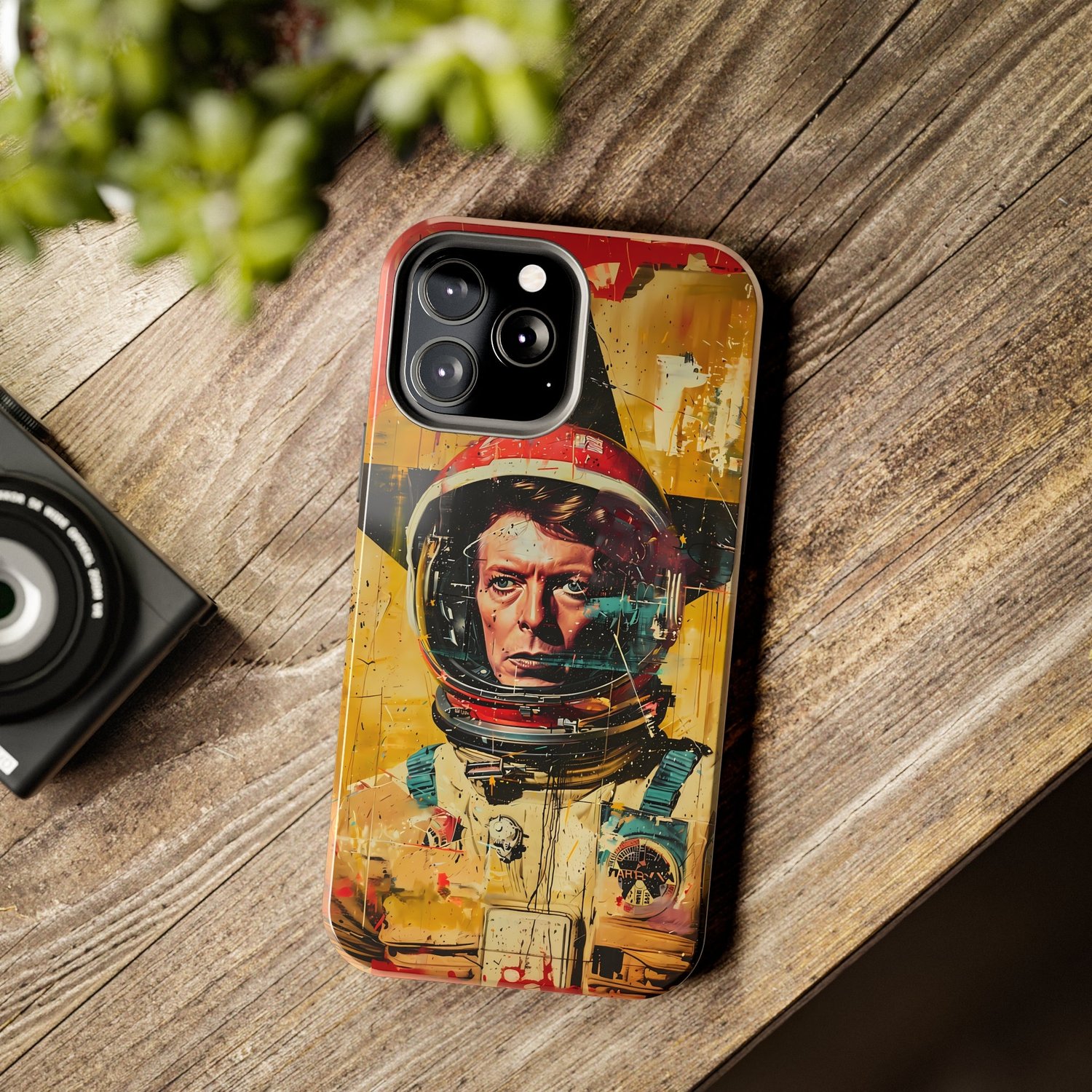 Elvis astronaut space art iphone case