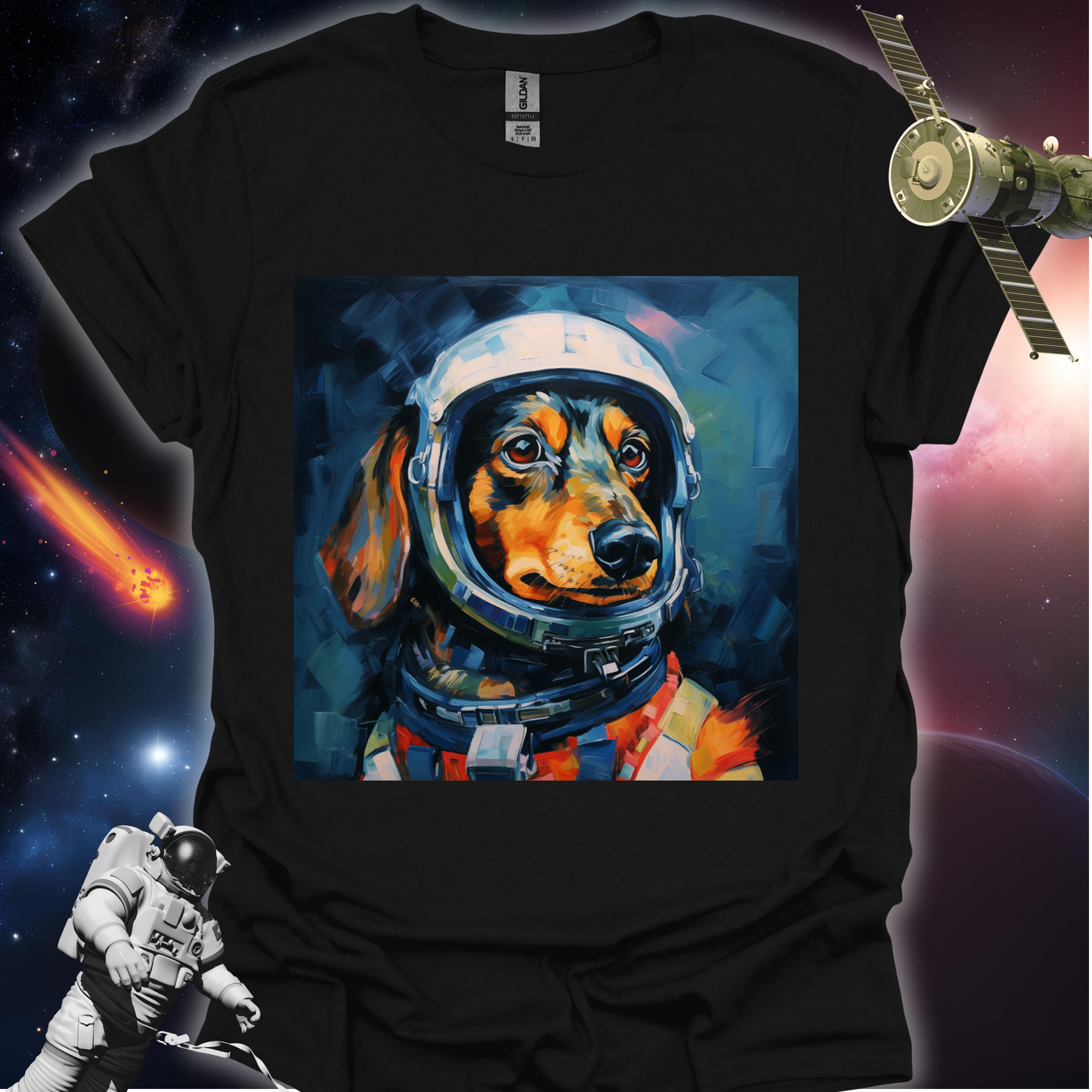 Pet Cadet Space Art T Shirt - #4