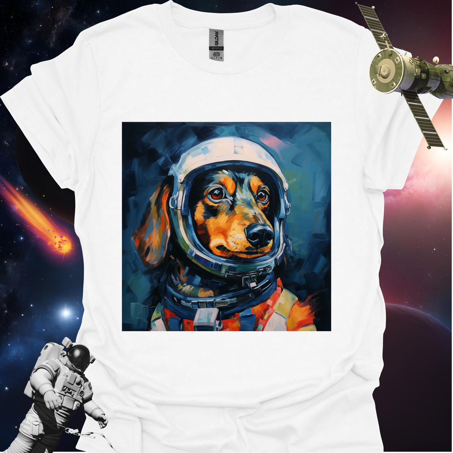Pet Cadet Space Art T Shirt - #4