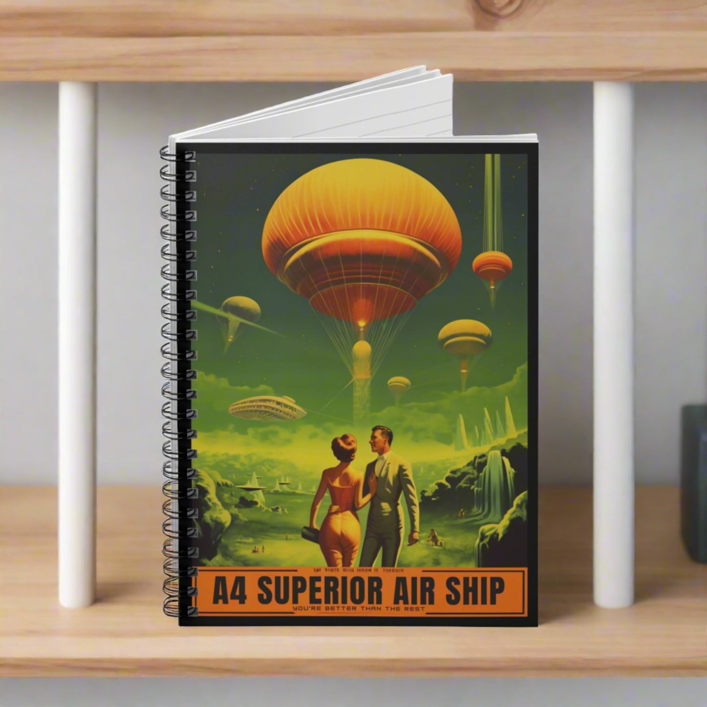 A4 Superior Air Ship - Spiral Notebook