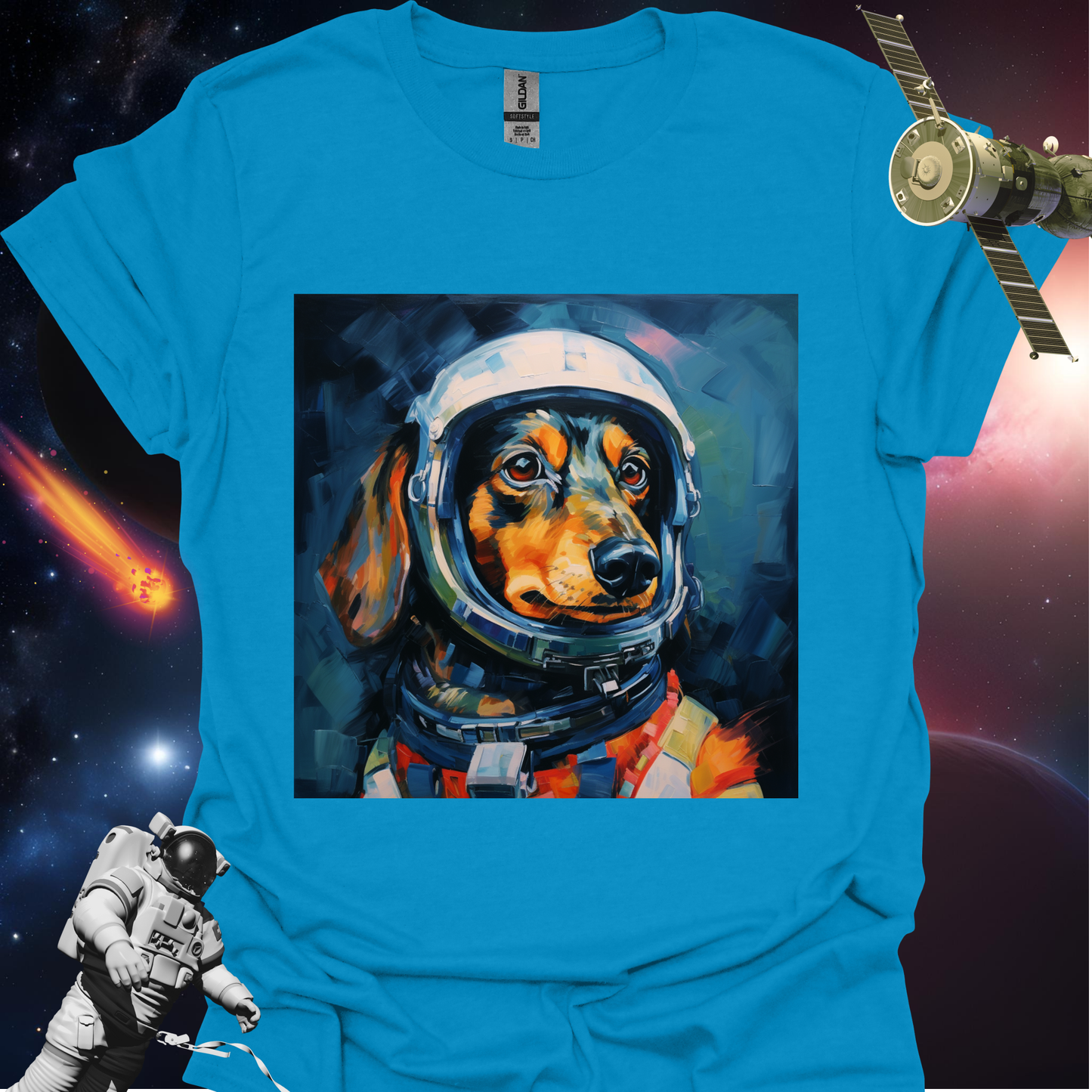 Pet Cadet Space Art T Shirt - #4