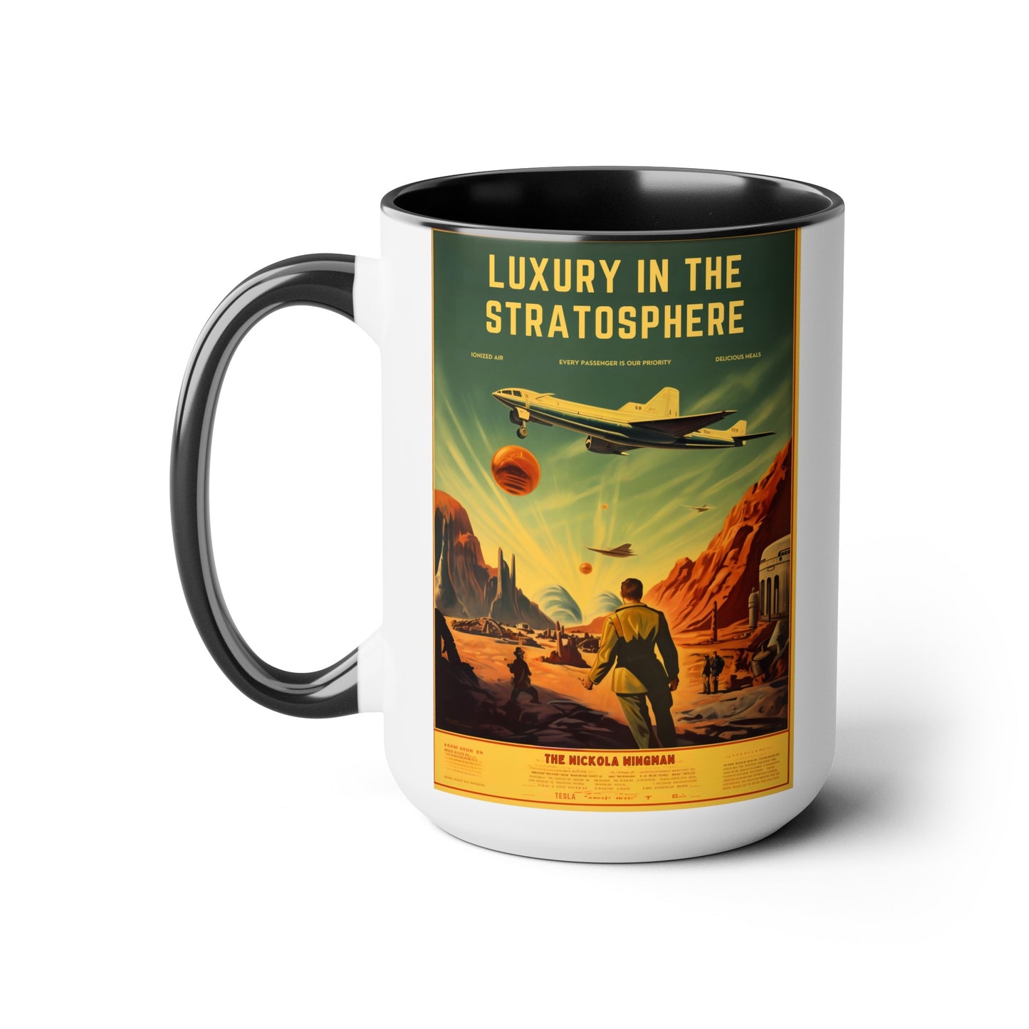 Nikola Wingman - Transportation Ad - Mug