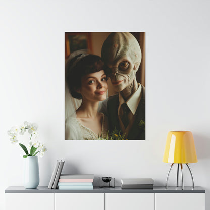 Alien Love Connection Poster - Couple #8