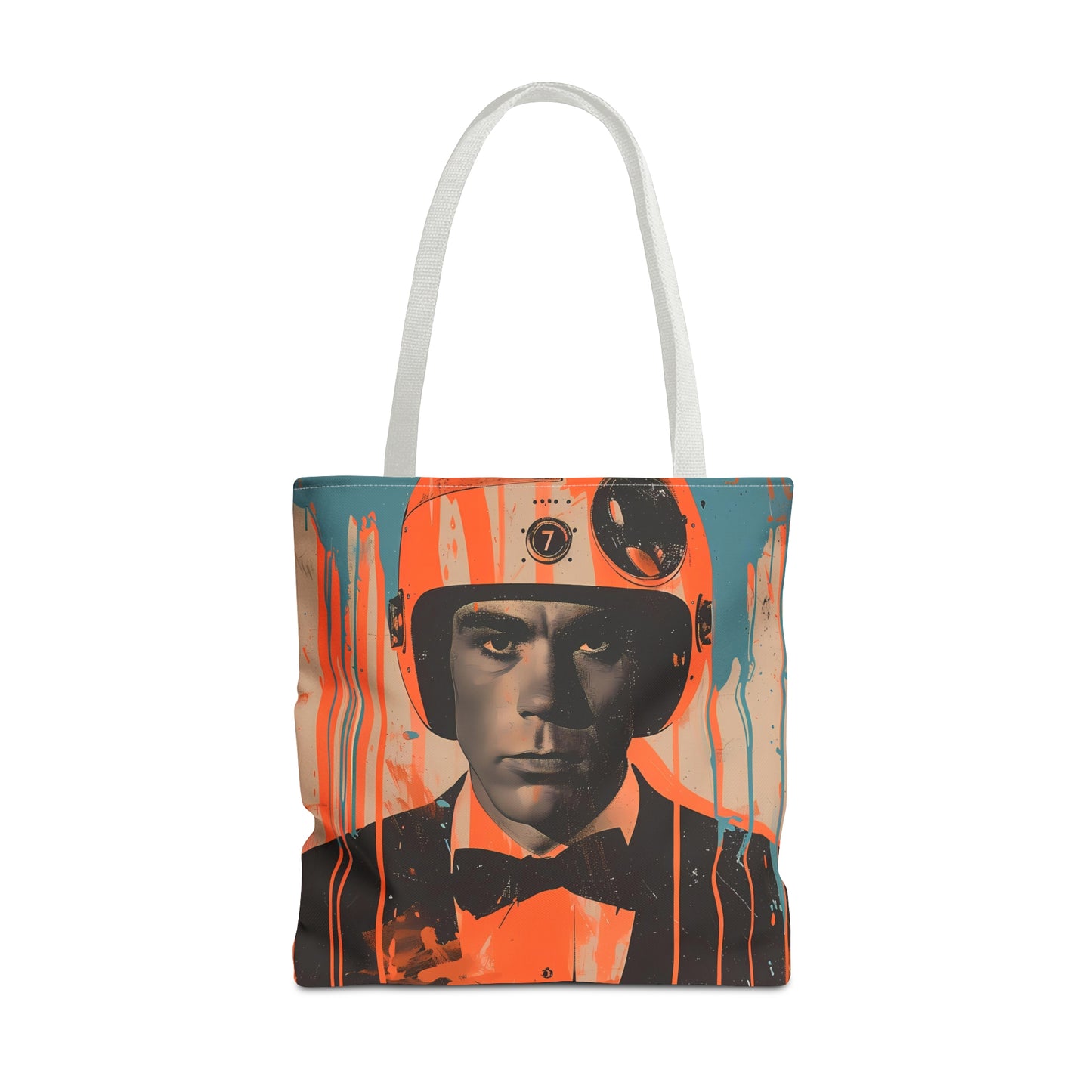 space art James Bond tote bag