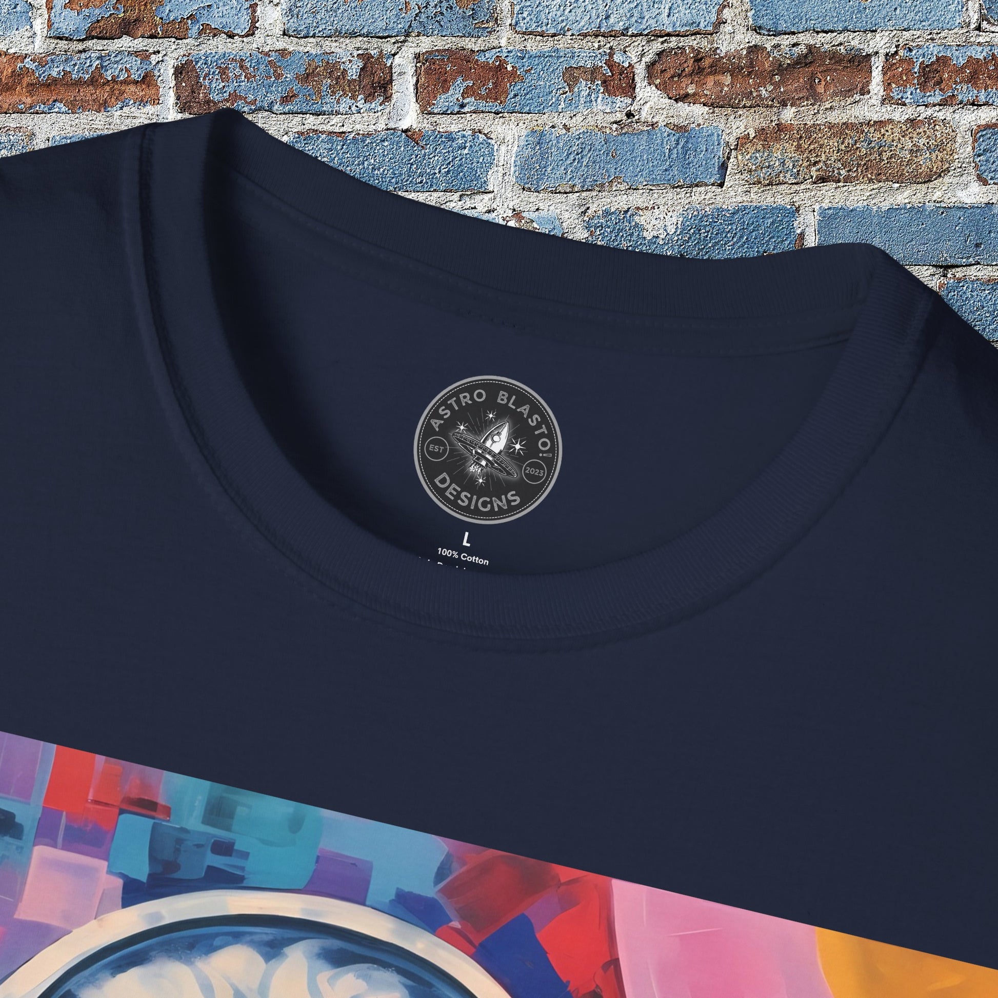 pet cadet space art t-shirt poodle dog