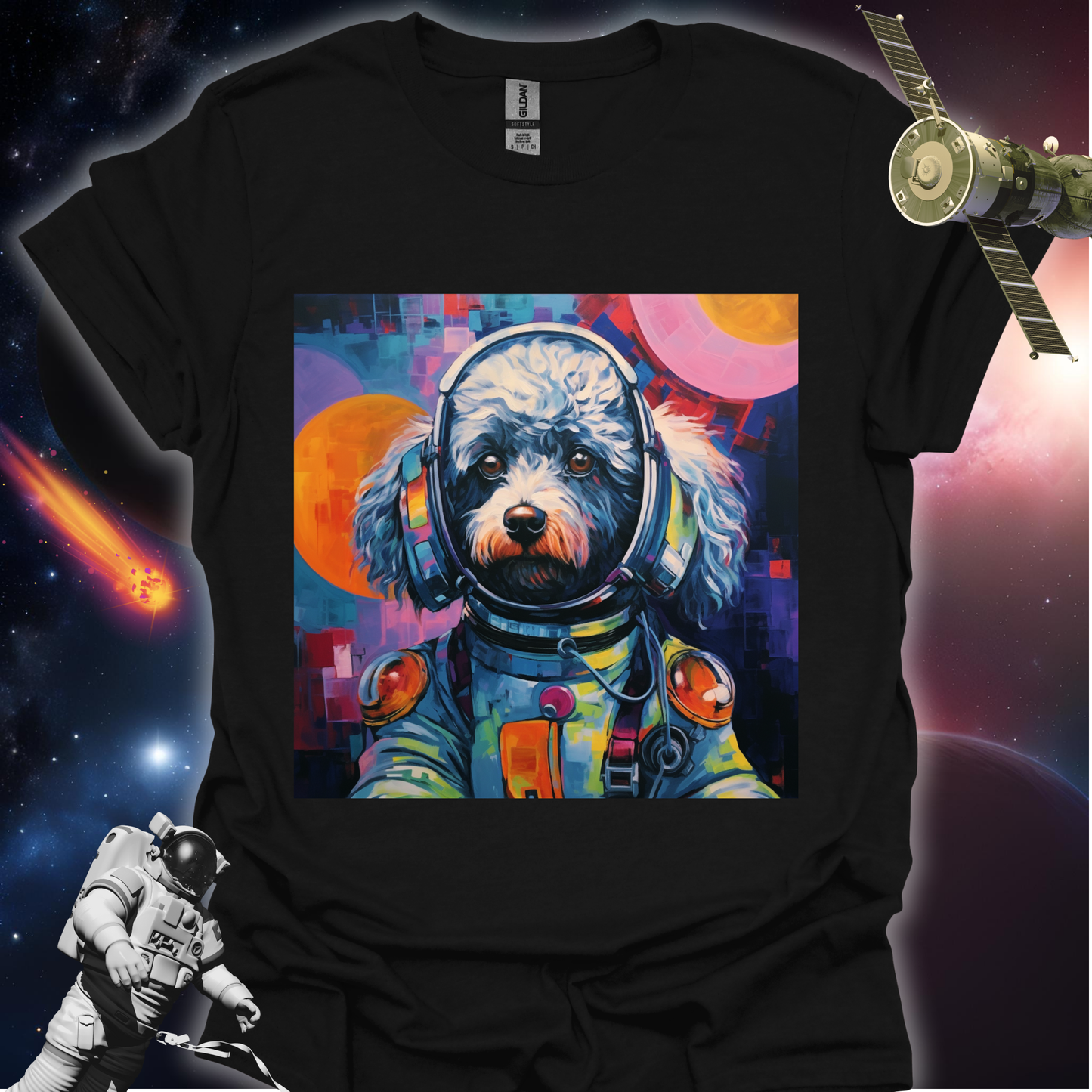 Pet Cadet Space Art T Shirt - #6