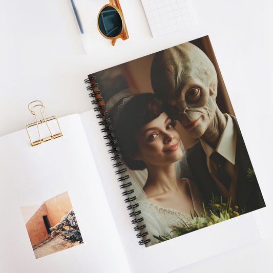 Alien Love Connections Notebook - Couple #8