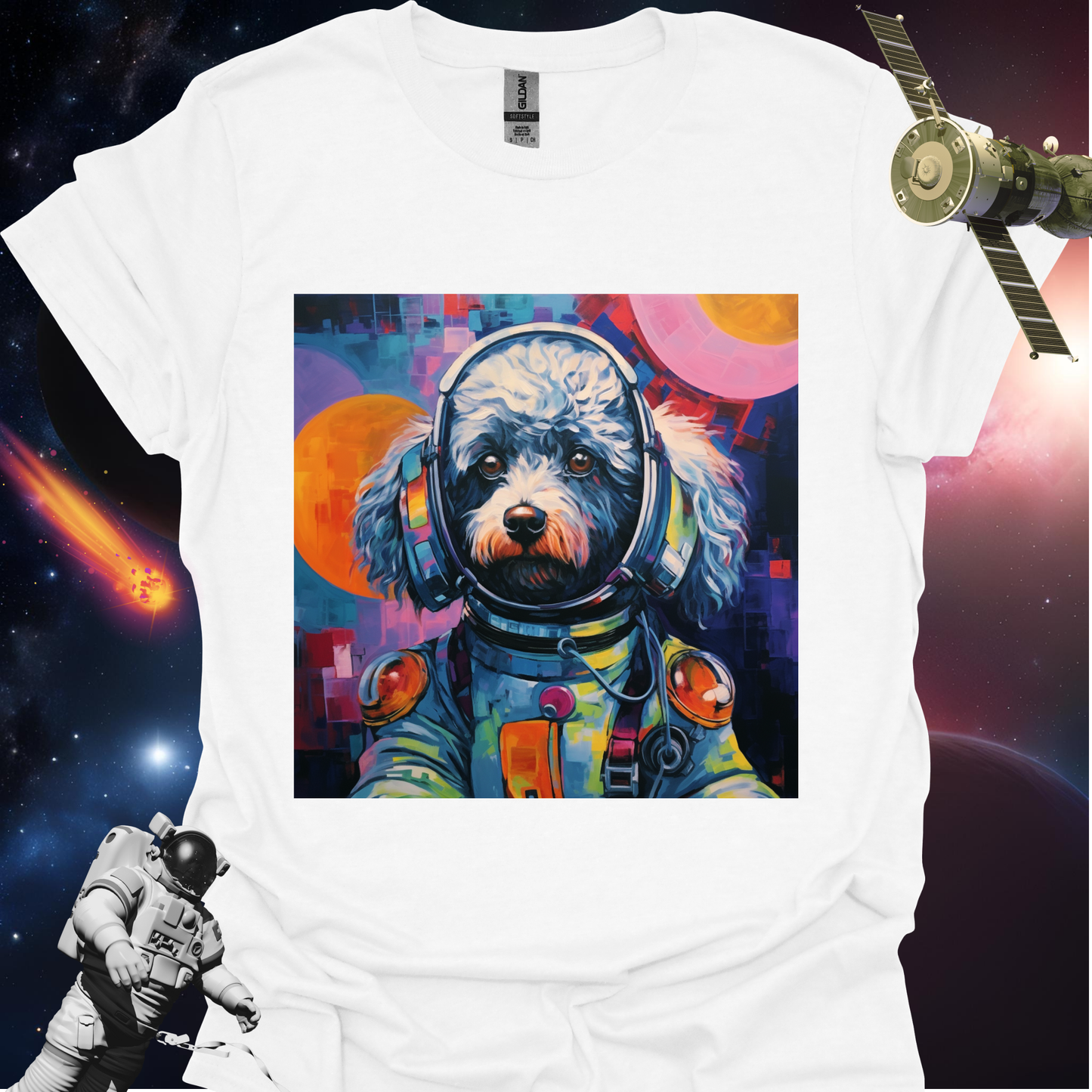Pet Cadet Space Art T Shirt - #6
