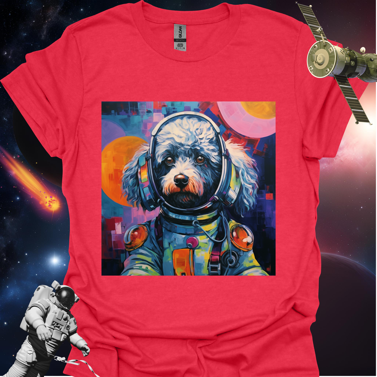 Pet Cadet Space Art T Shirt - #6