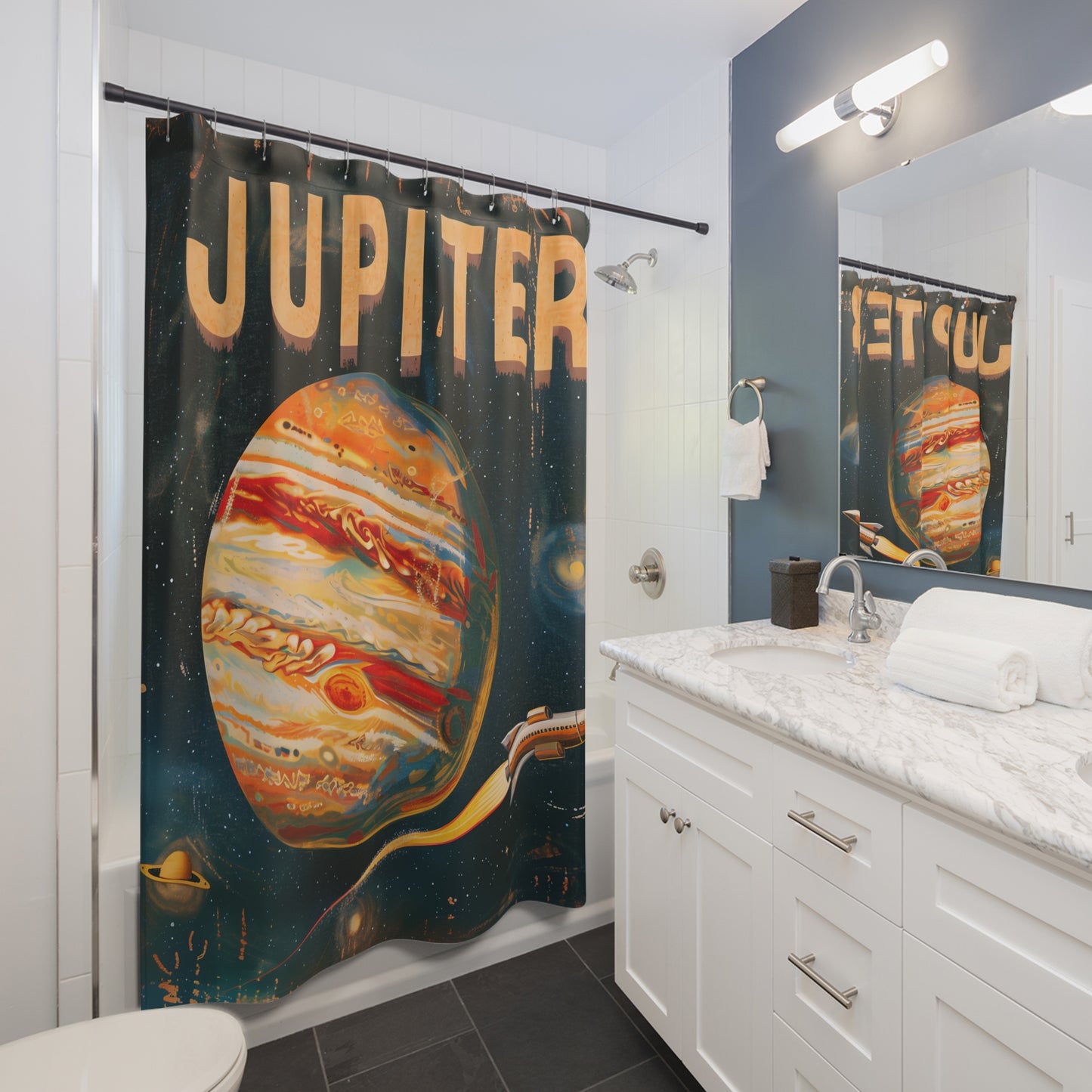 Planet Jupiter Shower Curtain #9