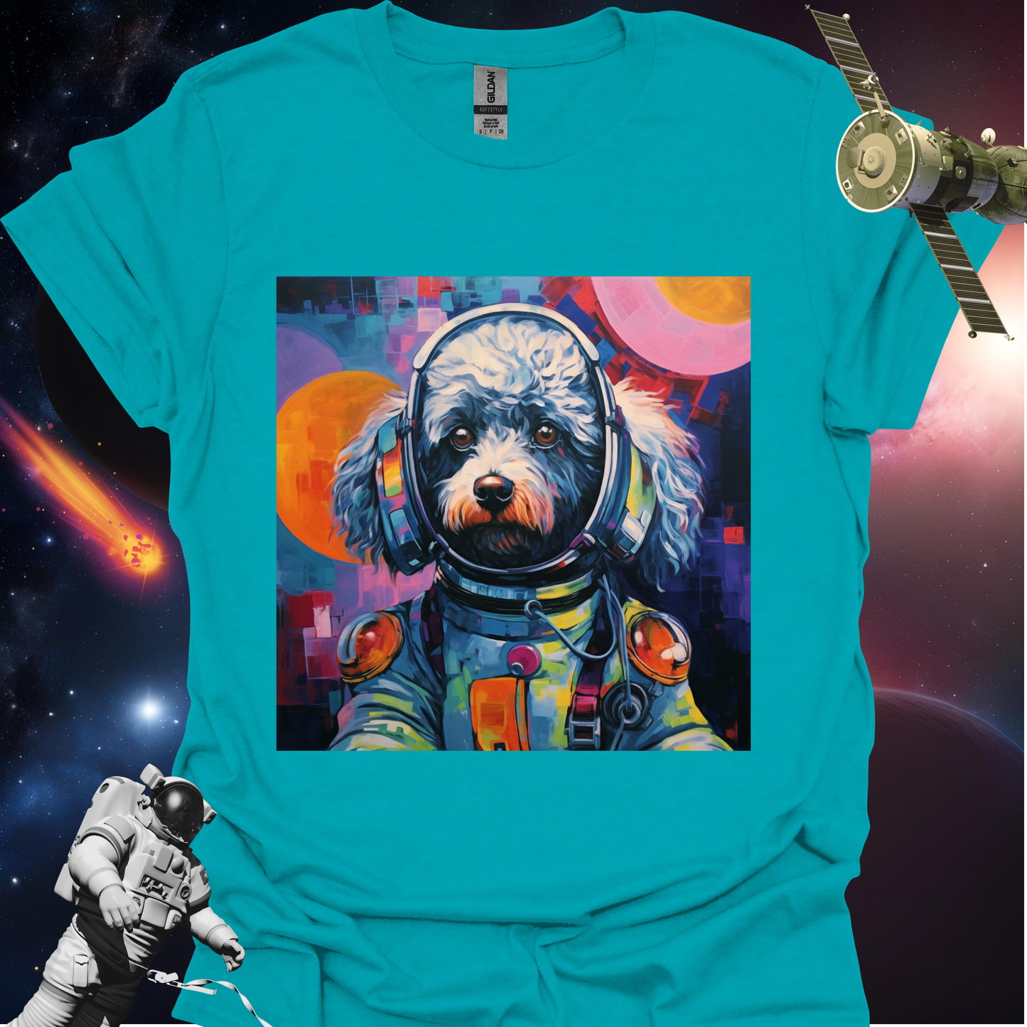 Pet Cadet Space Art T Shirt - #6