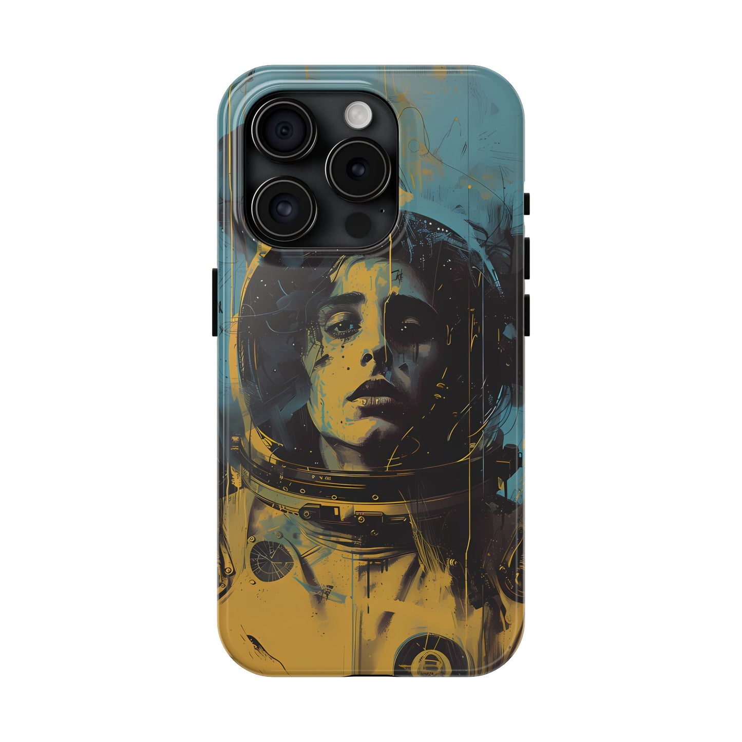 Astro Cadet iPhone Case #2 (all versions including 16 Pro & Pro Max)