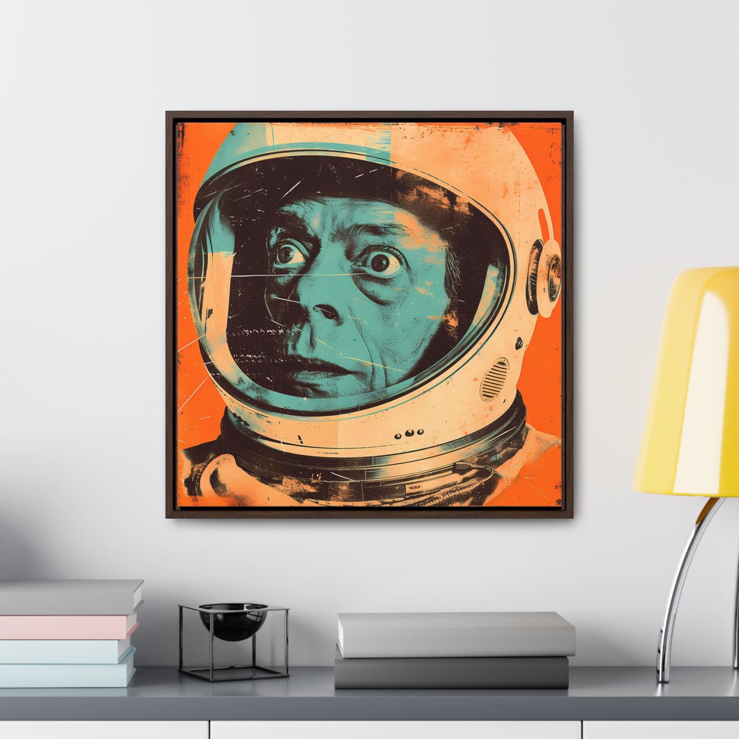 space art framed portrait print don knotts