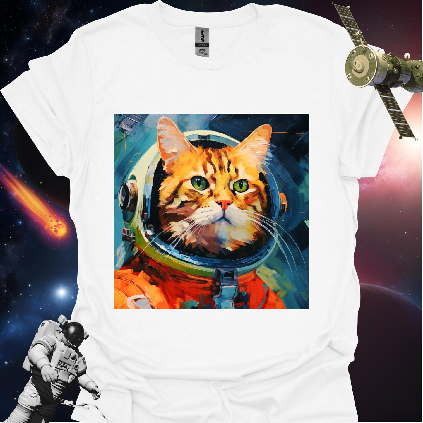 Pet Cadet Space Art T Shirt - #7