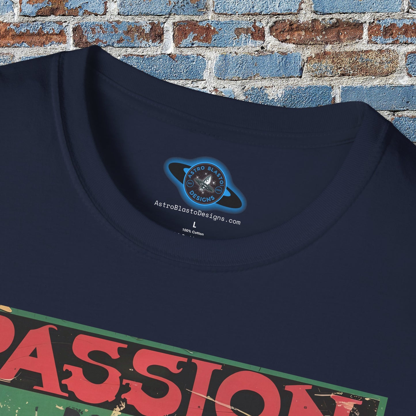 Pulp Novel Covers Tee! - Passion: Bots on Fire!