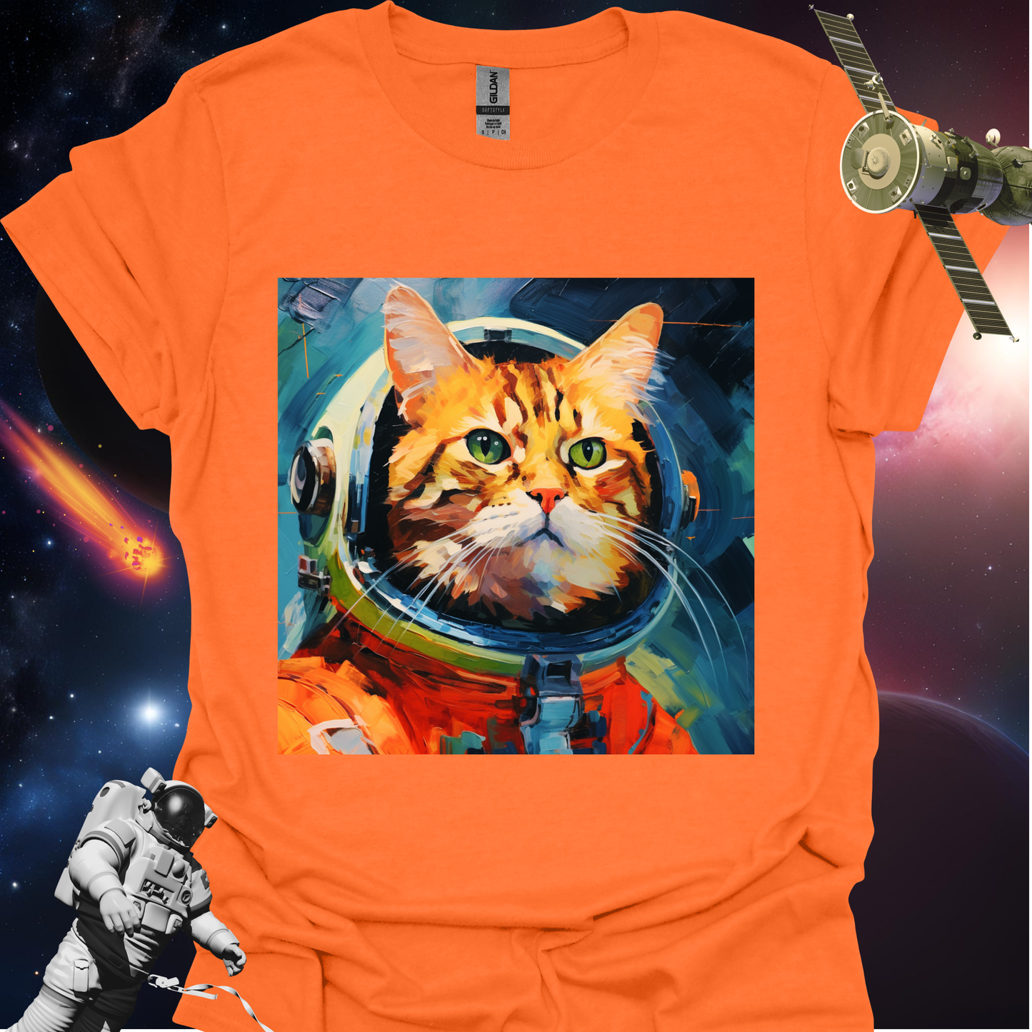 Pet Cadet Space Art T Shirt - #7
