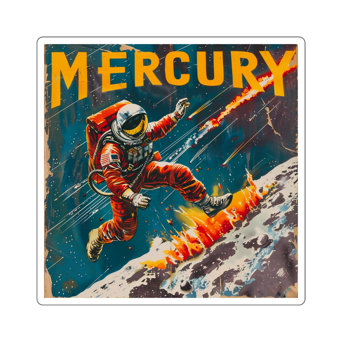 Planet Mercury Sticker