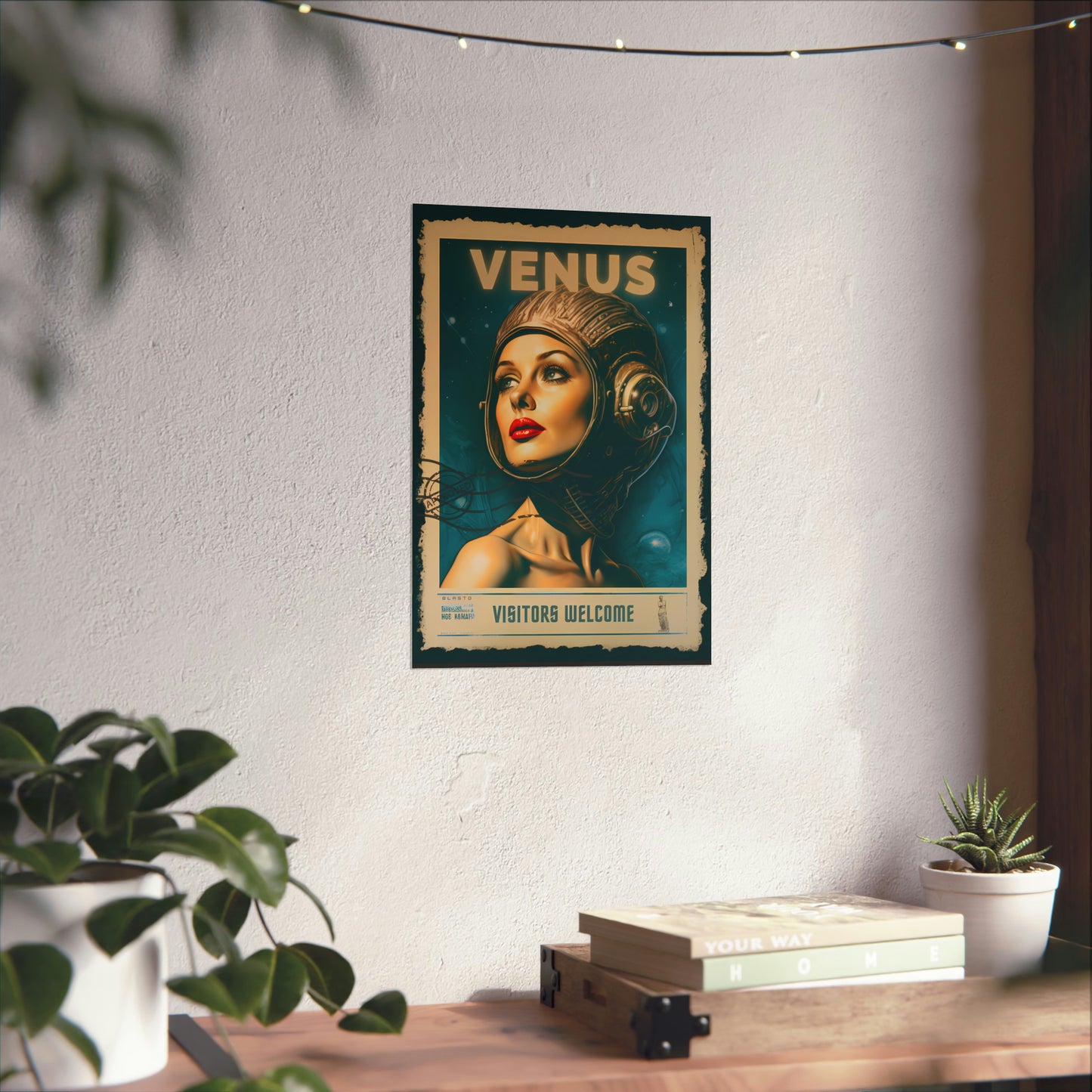 Postage Stamp Planet Poster - Venus