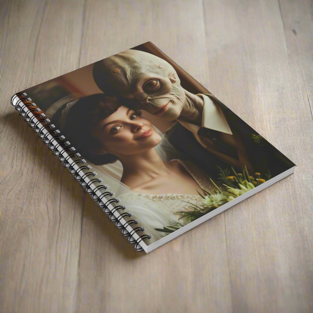 Alien Love Connections Notebook - Couple #8