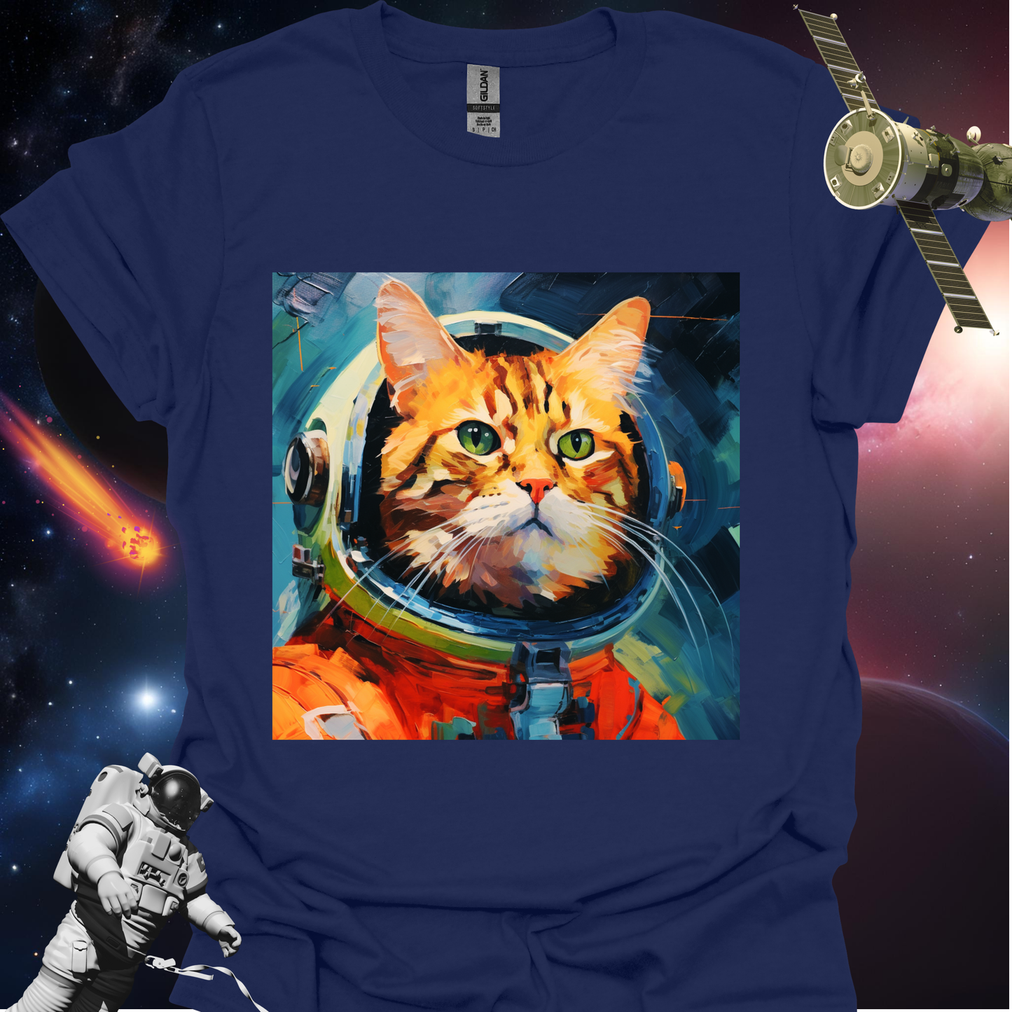Pet Cadet Space Art T Shirt - #7