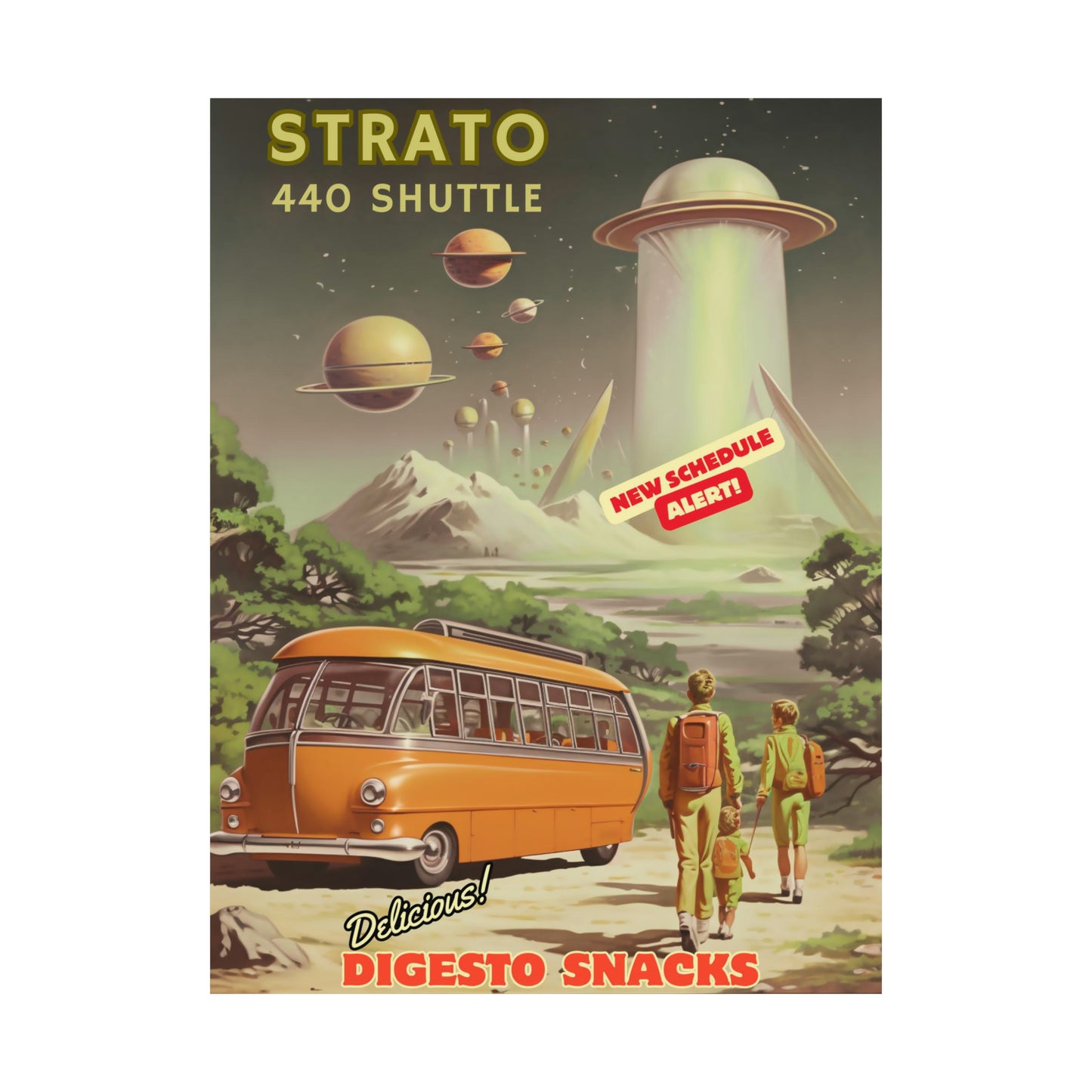 Strato 440 Shuttle - Rolled Poster