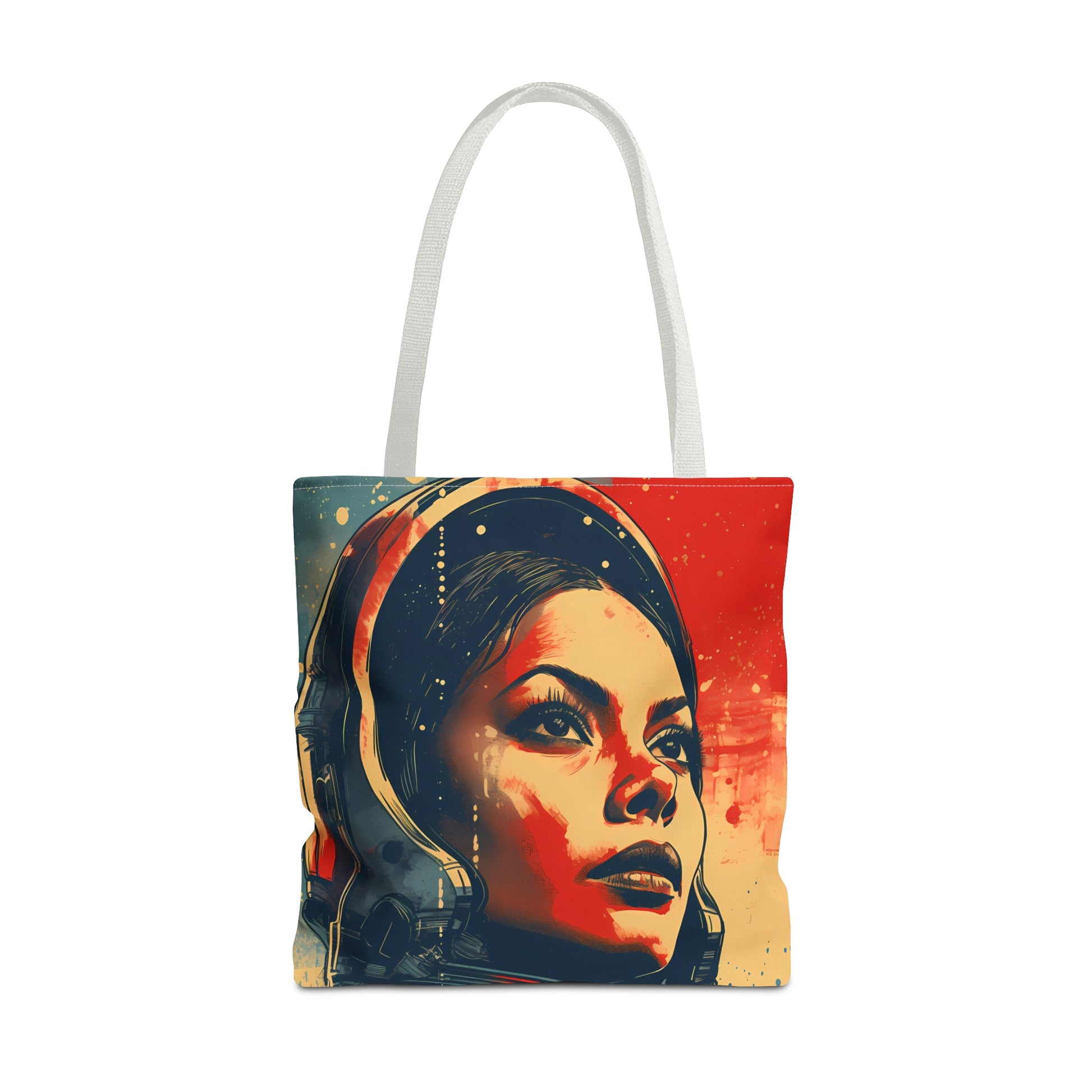 space art rosario dawson tote bag