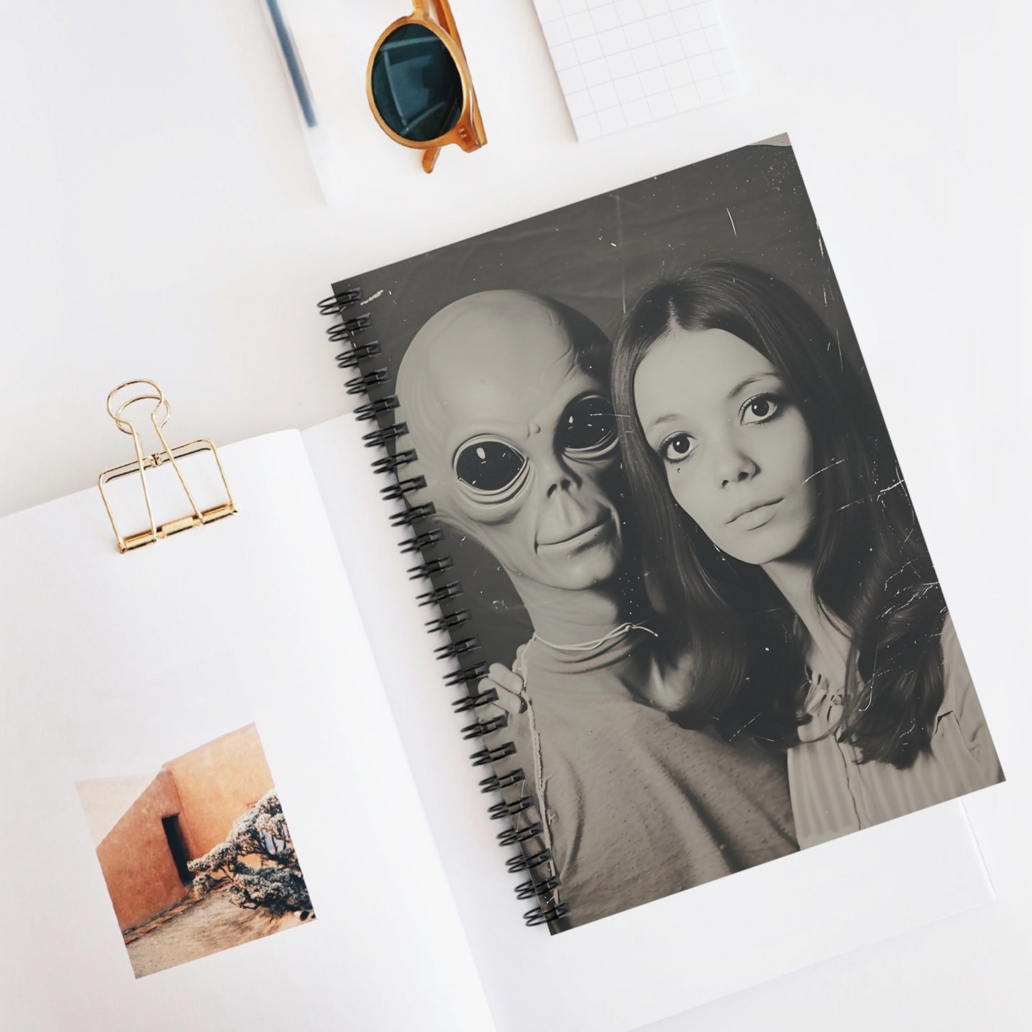 Alien Love Connections Notebook - Couple #6