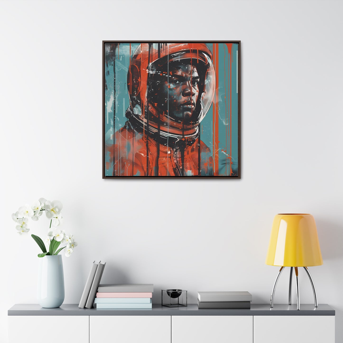 space art framed portrait print muhammad ali