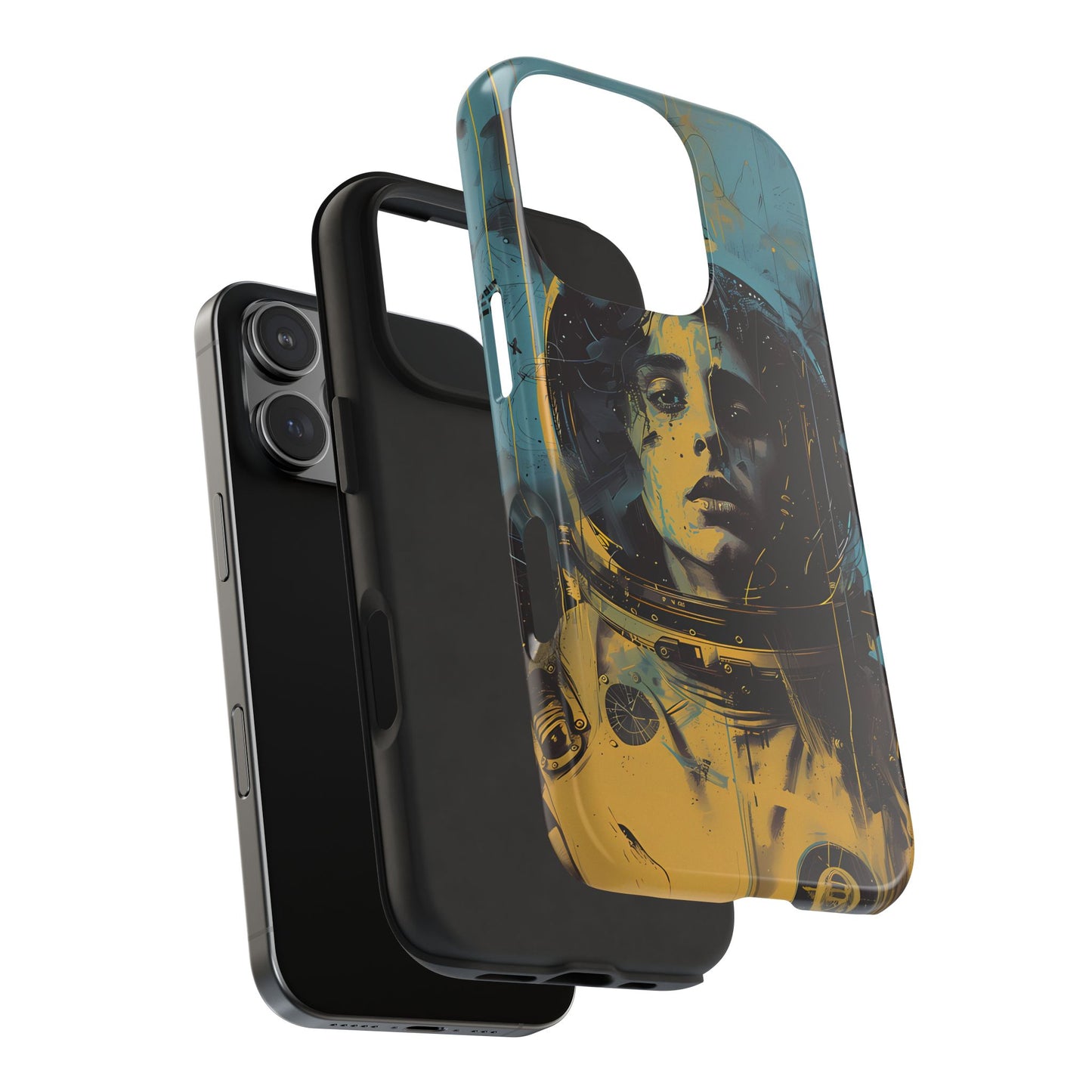 Astro Cadet iPhone Case #2 (all versions including 16 Pro & Pro Max)