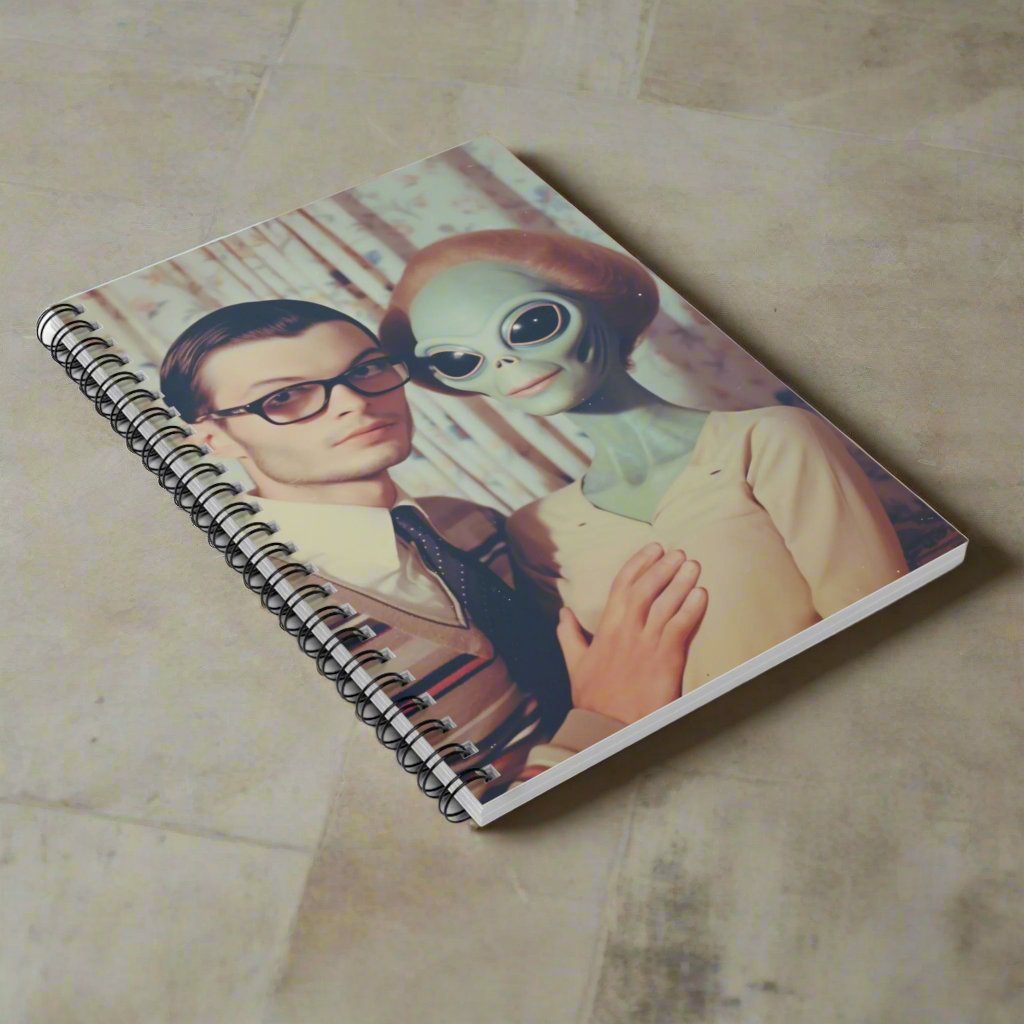 Alien Love Connections Notebook - Couple #7