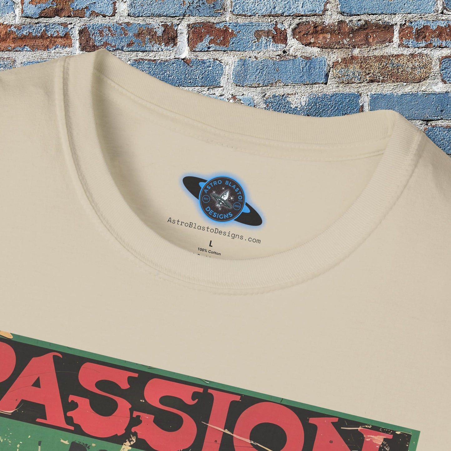 Pulp Novel Covers Tee! - Passion: Bots on Fire!